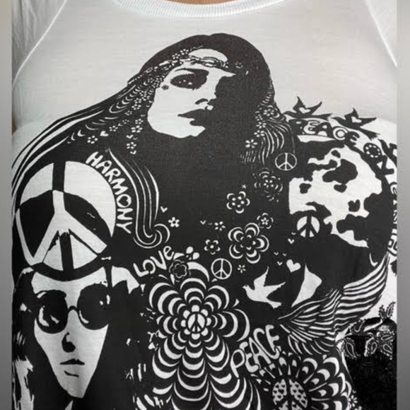 LAUREN MOSHI Hippie Peace Tee - Picture 6 of 8